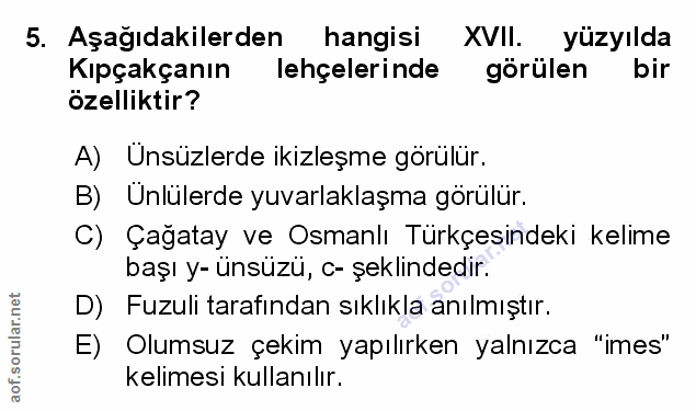 Soru 5