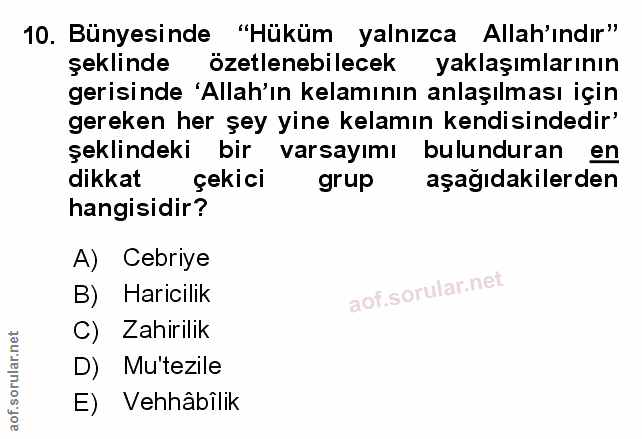 Soru 10