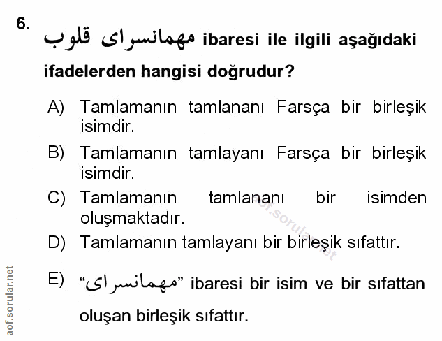 Soru 6