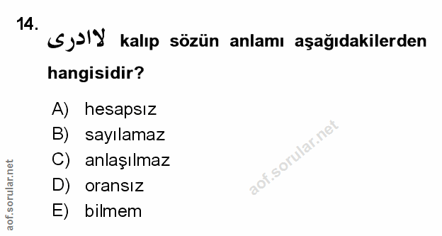 Soru 14