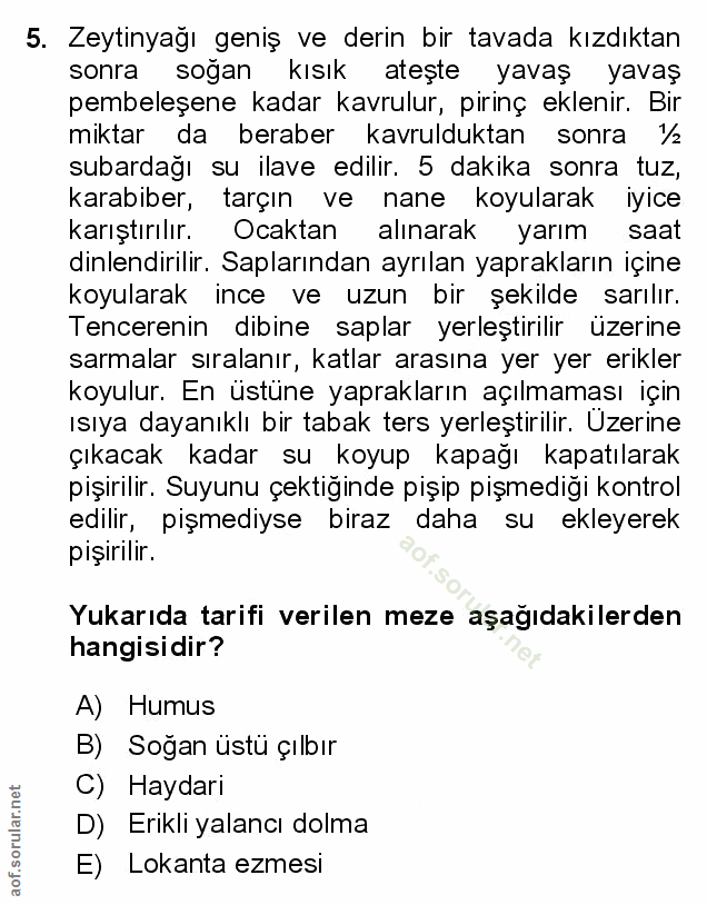 Soru 5