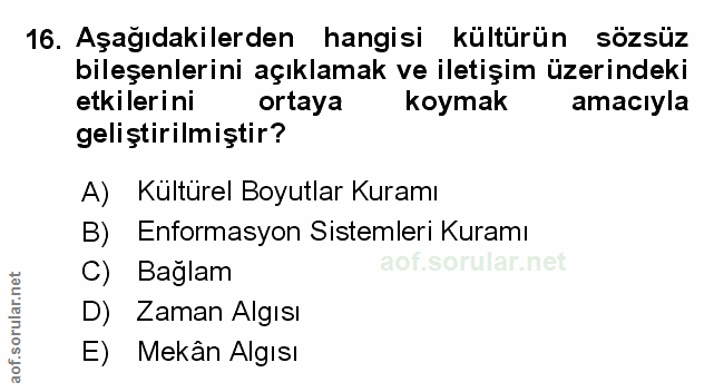 Soru 16