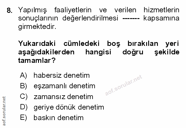 Soru 8