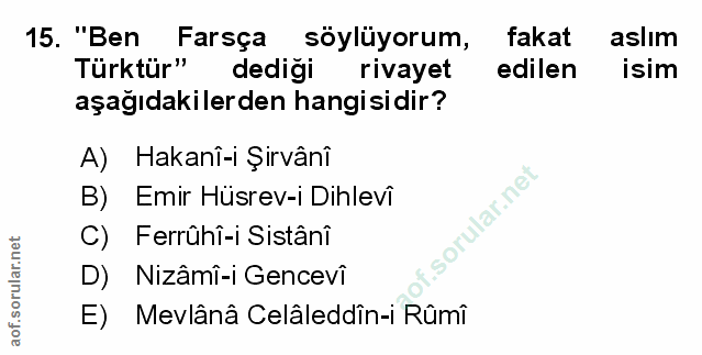 Soru 15