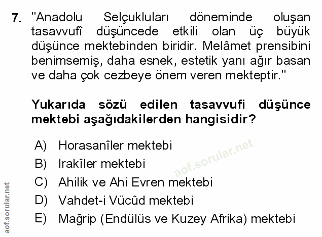 Soru 7