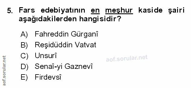 Soru 5
