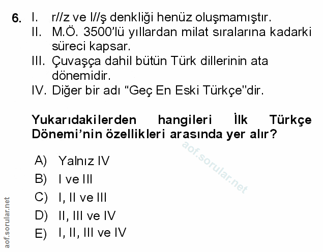 Soru 6