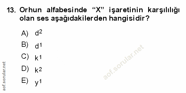 Soru 13