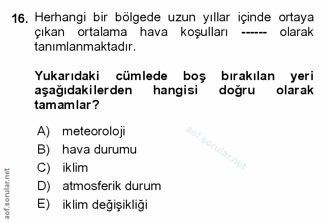 Soru 16