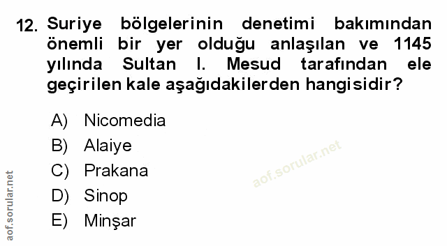 Soru 12