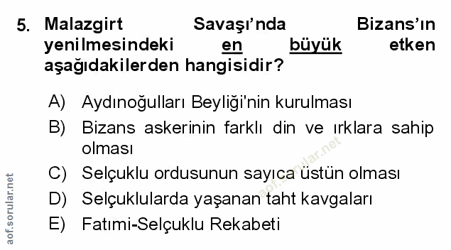 Soru 5