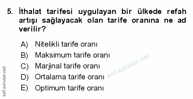 Soru 5