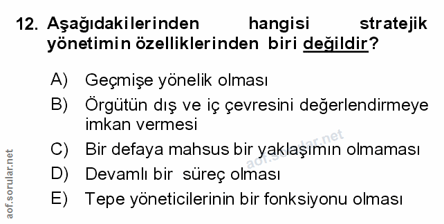 Soru 12