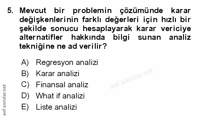 Soru 5