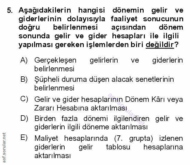 Soru 5