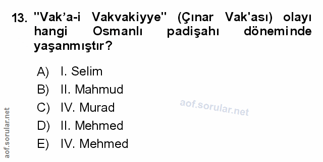 Soru 13