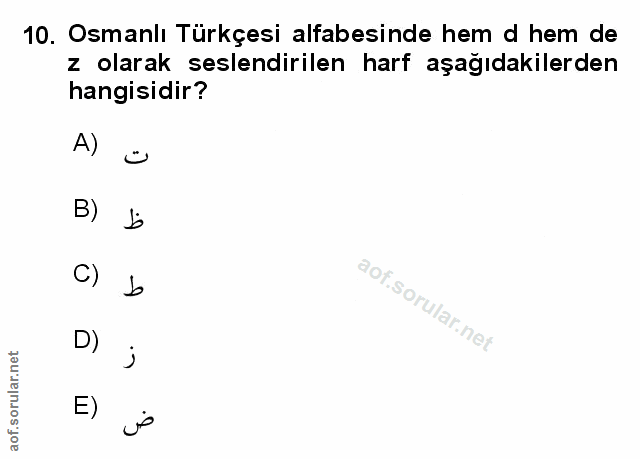 Soru 10