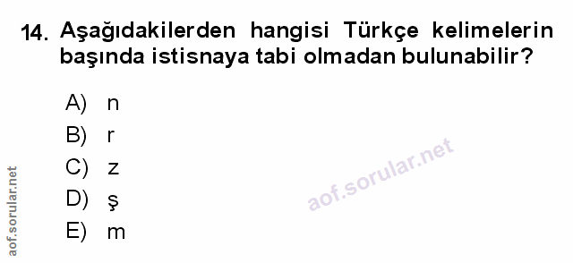 Soru 14