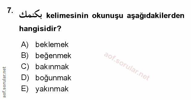 Soru 7