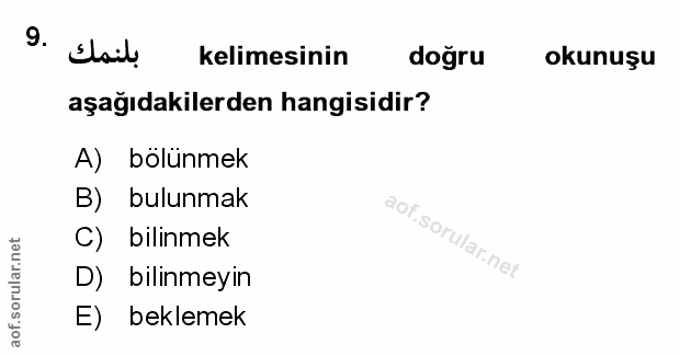 Soru 9