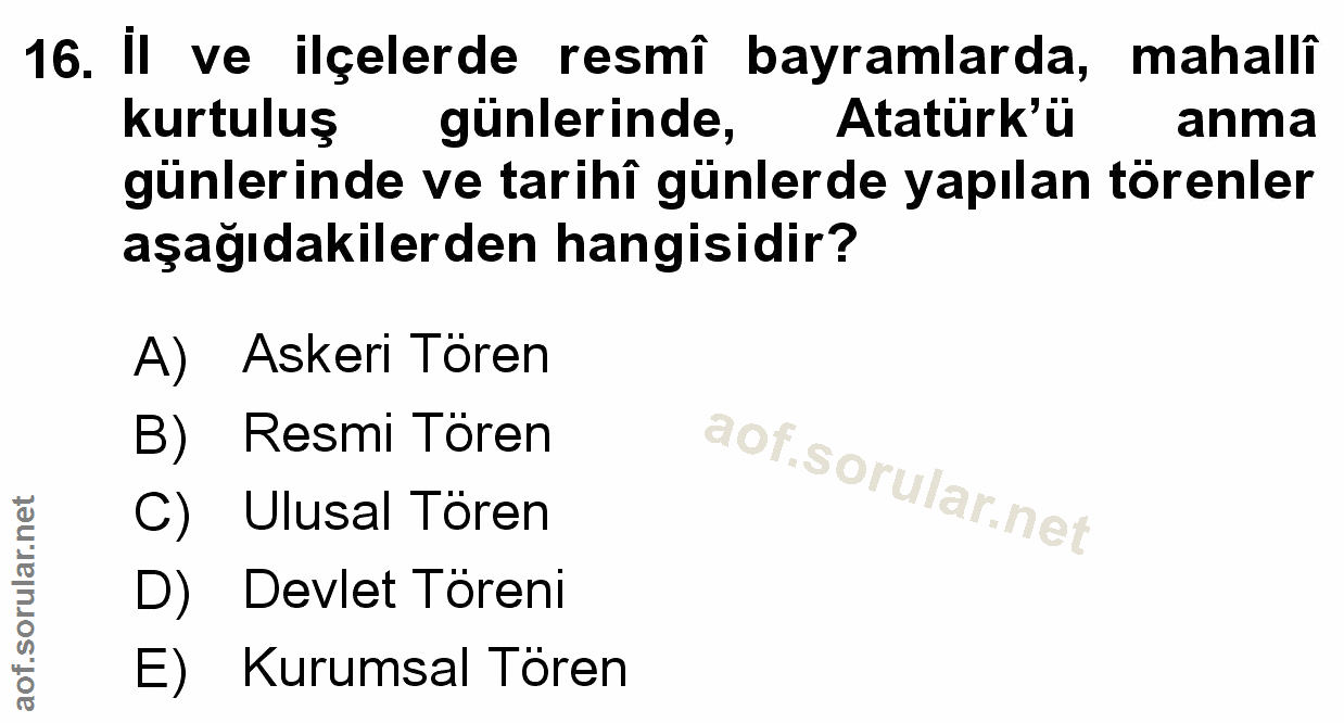 Soru 16