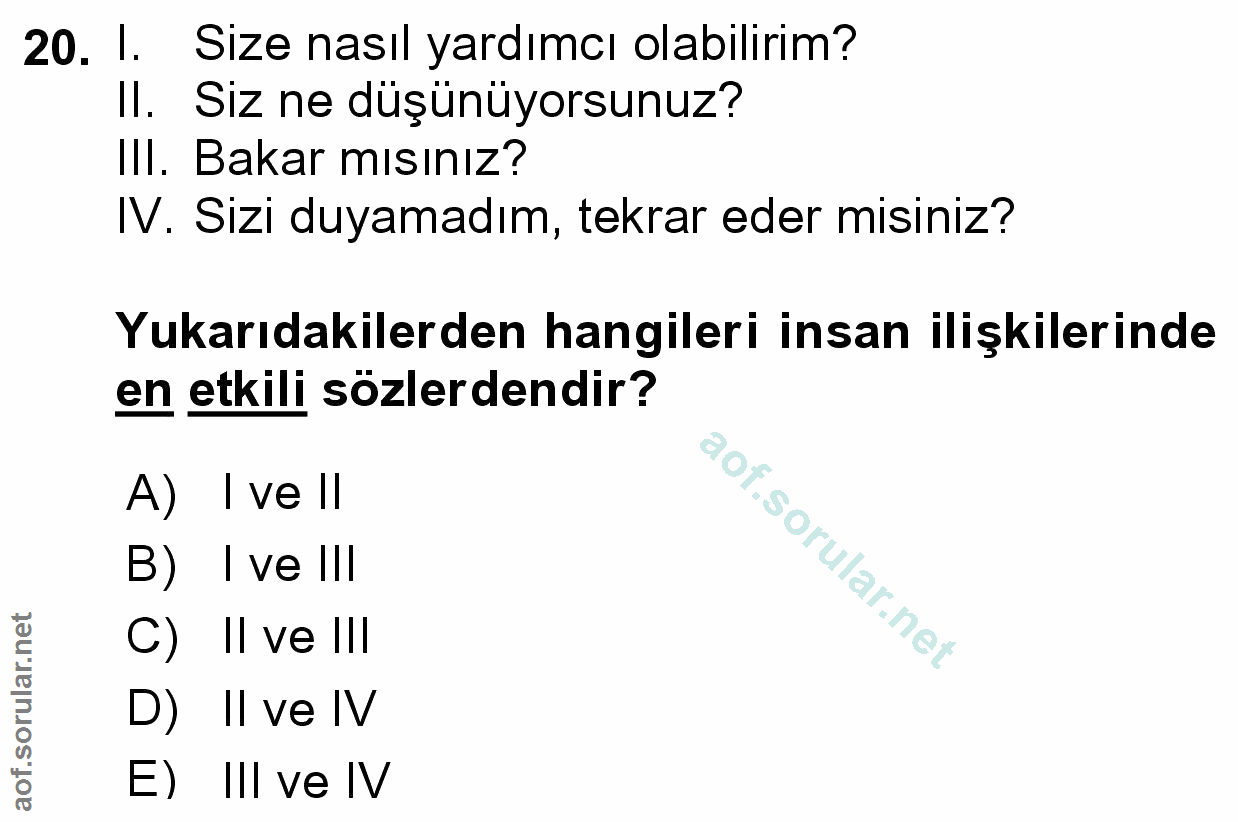Soru 20