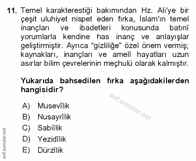 Soru 11