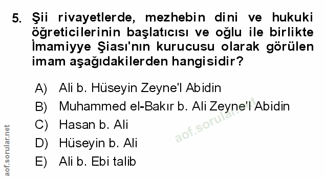 Soru 5