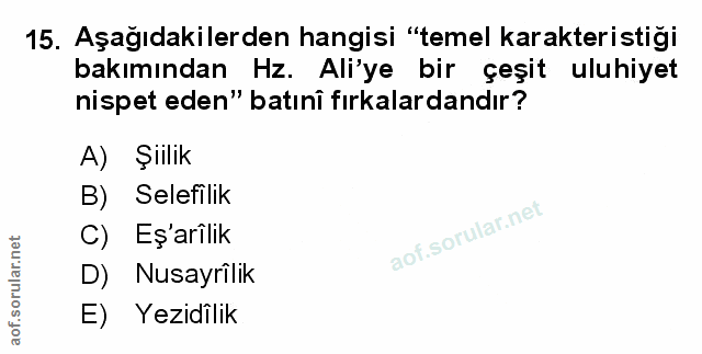 Soru 15