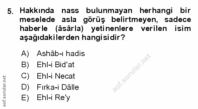 Soru 5