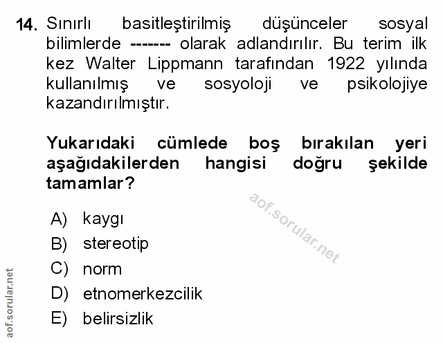 Soru 14
