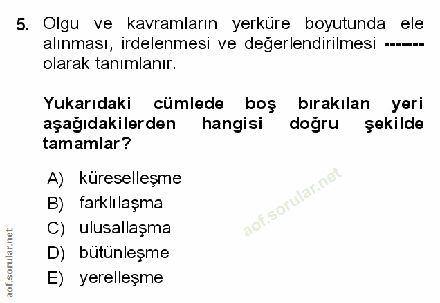 Soru 5
