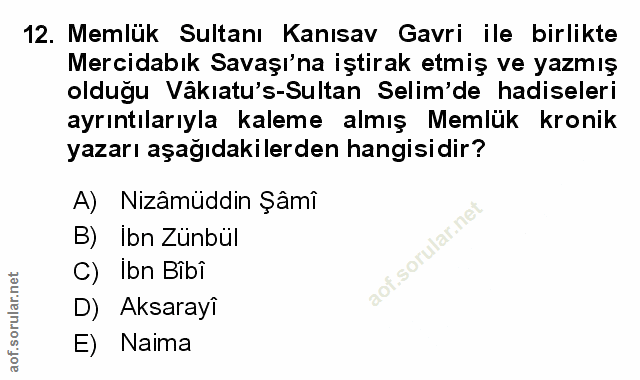Soru 12