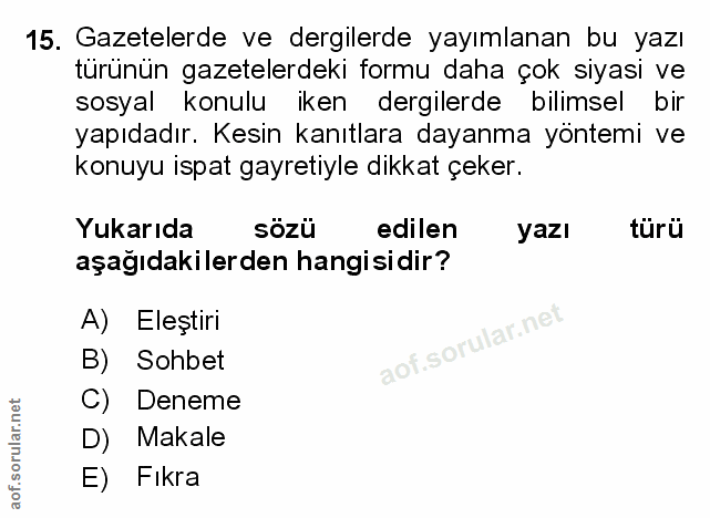 Soru 15