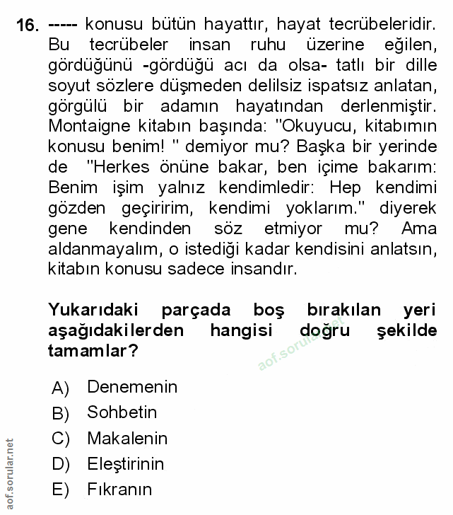 Soru 16