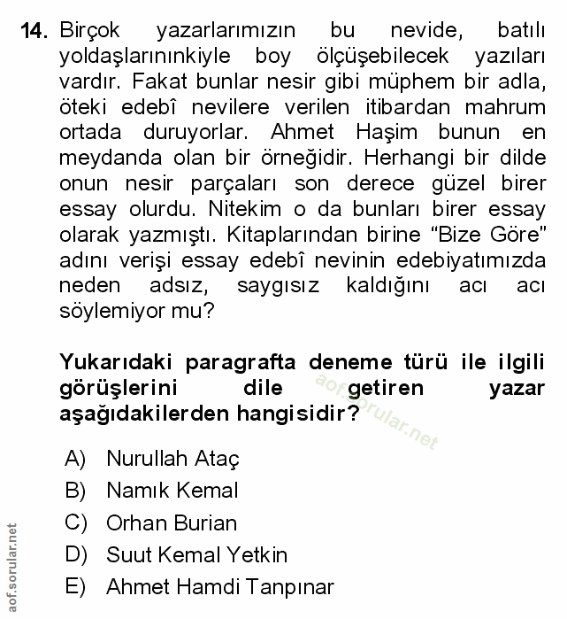Soru 14