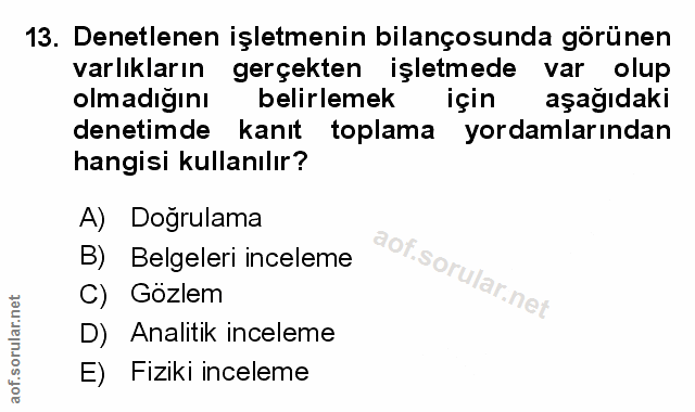 Soru 13