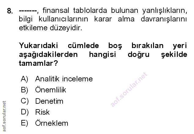 Soru 8
