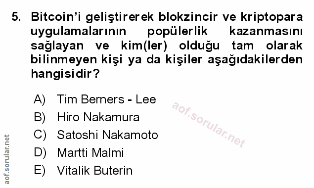 Soru 5