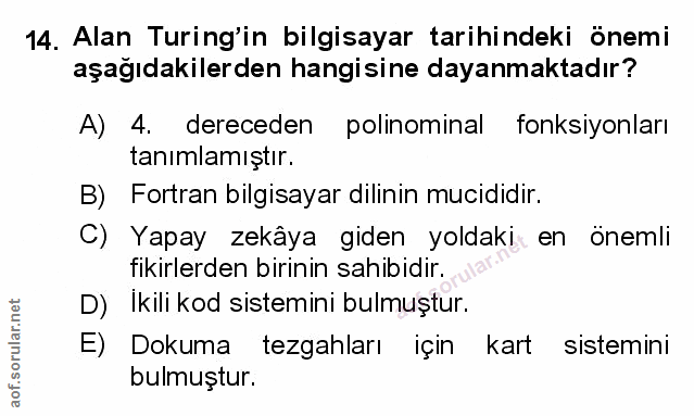 Soru 14