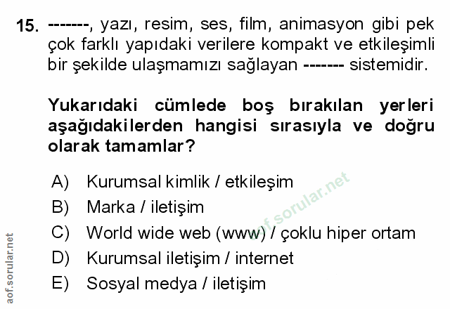Soru 15