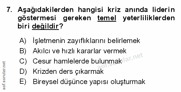 Soru 7