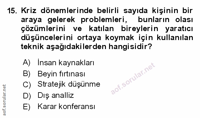 Soru 15