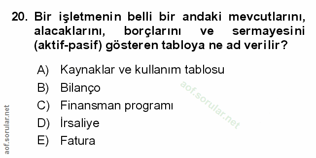 Soru 20