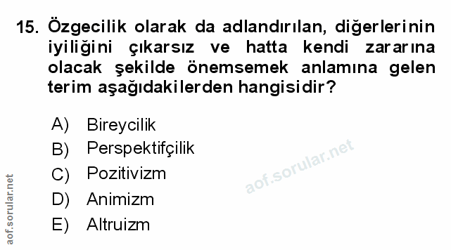 Soru 15