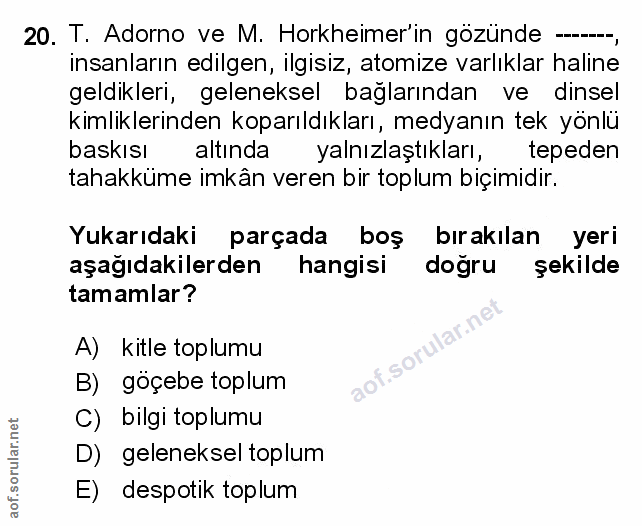 Soru 20