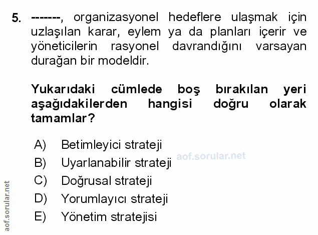 Soru 5