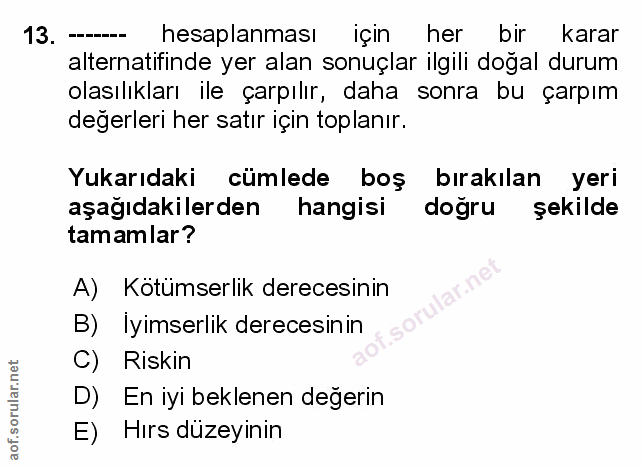 Soru 13