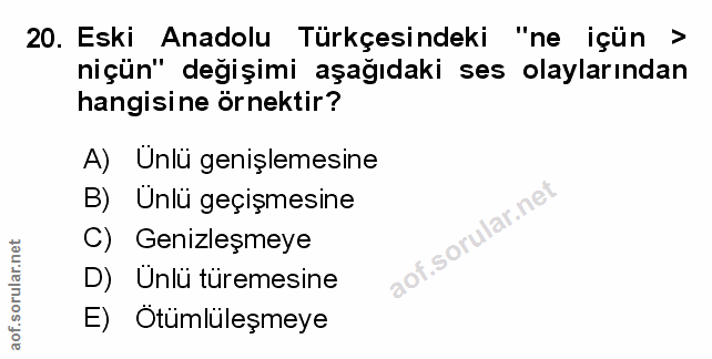 Soru 20