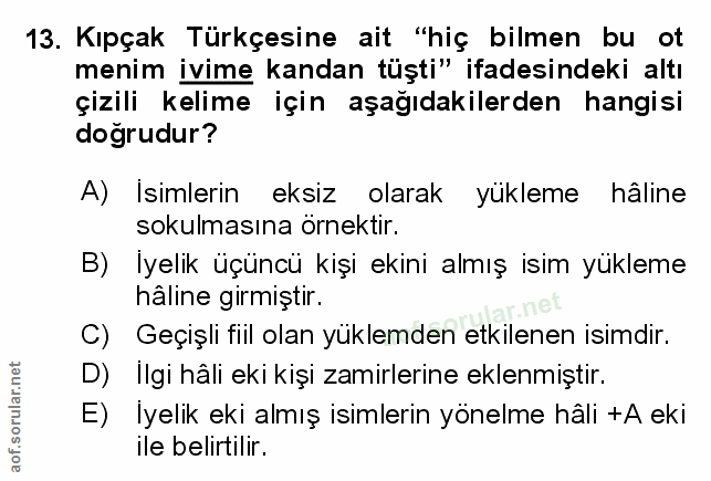 Soru 13